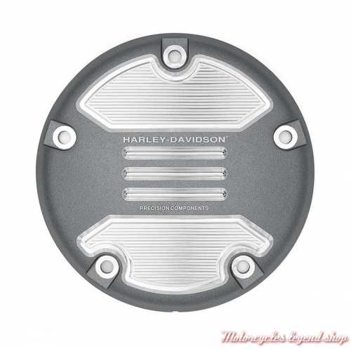 Trappe d'embrayage Adversary Harley-Davidson, aluminium graphite, pour modèles Revolution Max, 14101390 