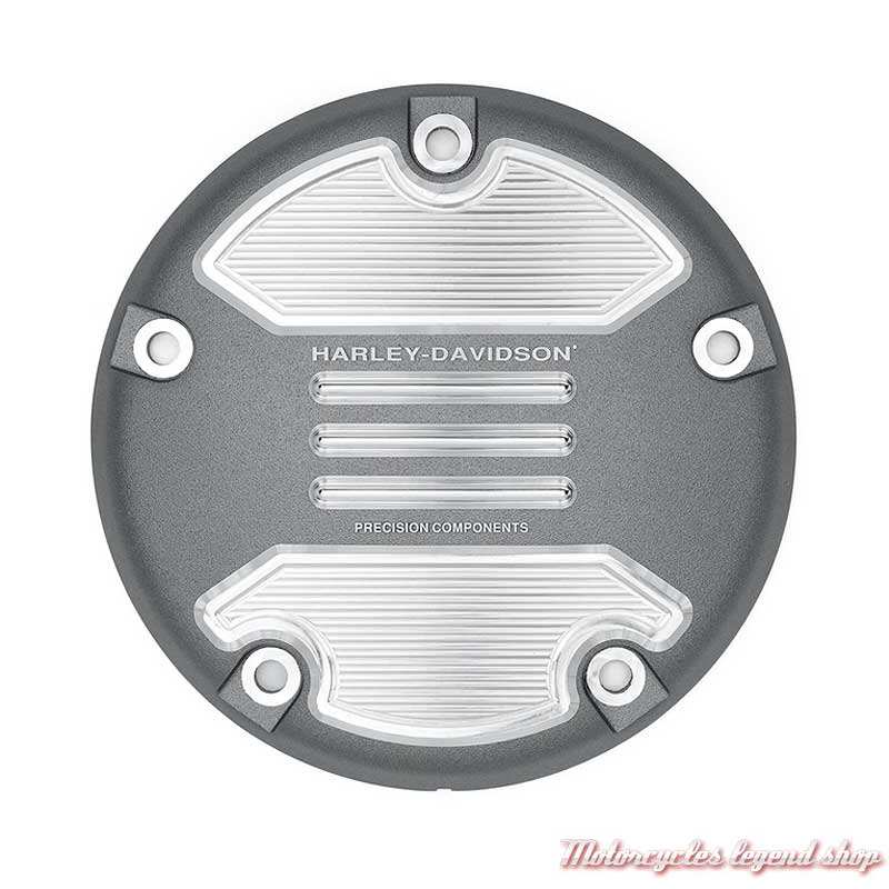 Trappe d'embrayage Adversary Harley-Davidson, aluminium graphite, pour modèles Revolution Max, 14101390 