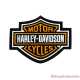 Patch Bar & Shield orange Harley-Davidson