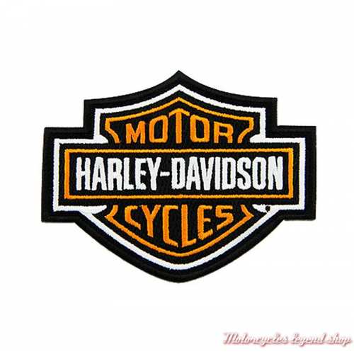 Patch Bar & Shield orange, brodé, taille medium, Harley-Davidson 8011406 - EMB302382