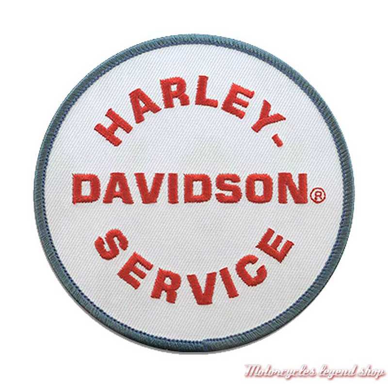 Patch Original Service Harley-Davidson, diamètre 10 cm, à coudre, 8013165