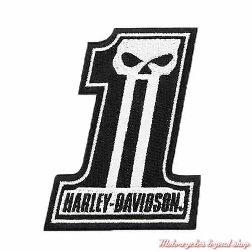 Patch Number One Skull Harley-Davidson