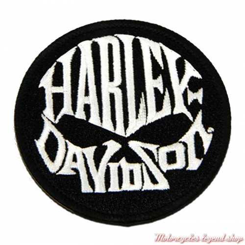 Patch Willie G. Skull Text Harley-Davidson