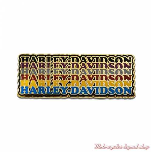 Pin's Stacked Text Harley-Davidson