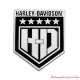 Pin's White Shield Harley-Davidson