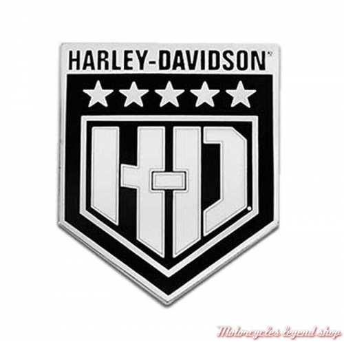 Pin's White Shield Harley-Davidson, army, noir, blanc, 8013066