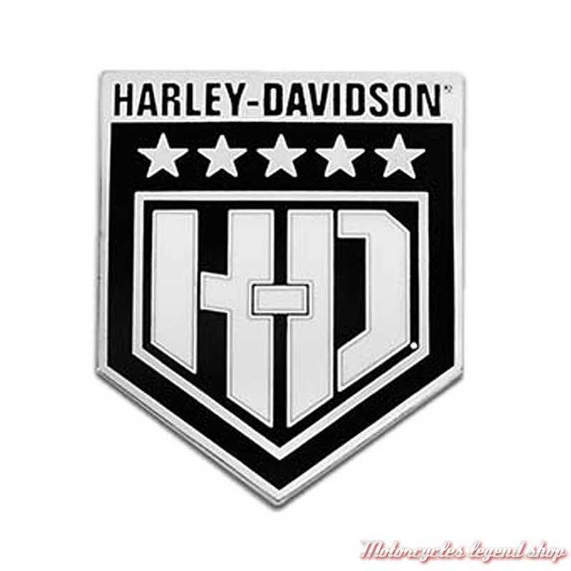 Pin's White Shield Harley-Davidson, army, noir, blanc, 8013066