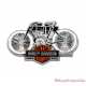 Pin's Vintage Motorcycle Harley-Davidson