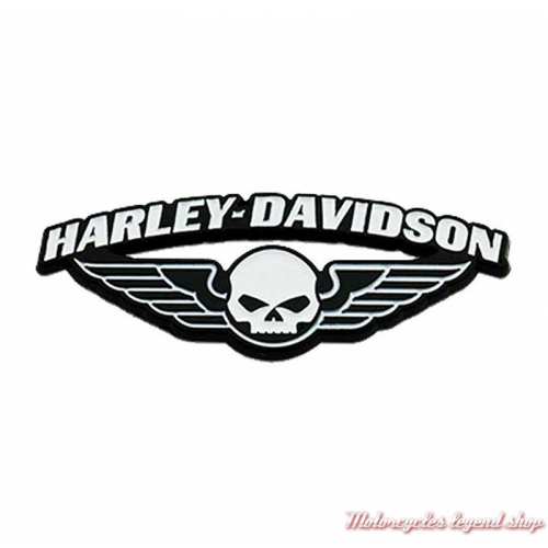 Pin's Winged Skull Willie G. Harley-Davidson, noir et blanc, 8011284