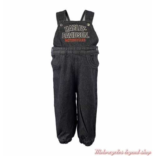 Salopette denim Harley-Davidson enfant