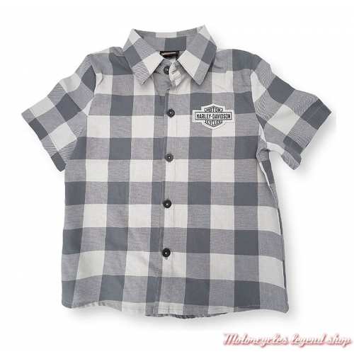 Chemisette Plaid Harley-Davidson enfant