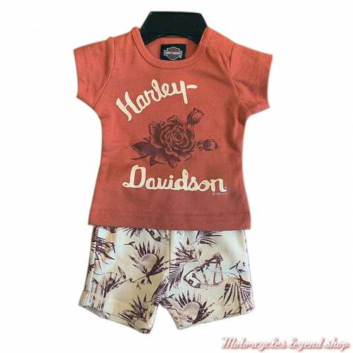 Ensemble fille Floral Harley-Davidson