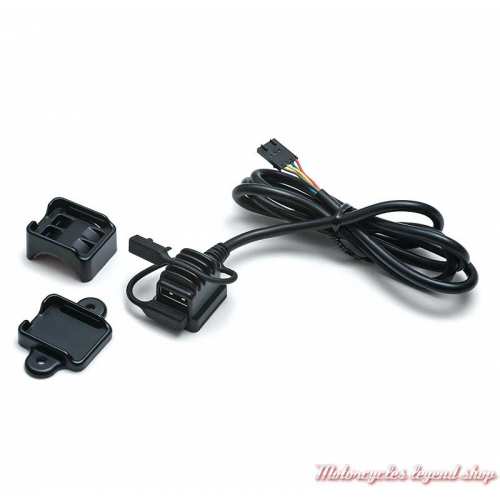 Double port USB universel noir Kuryakyn