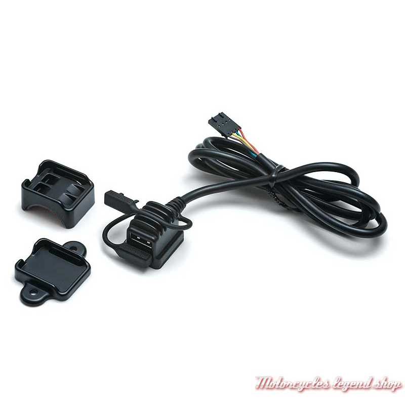 Double port USB universel noir Kuryakyn, 542007