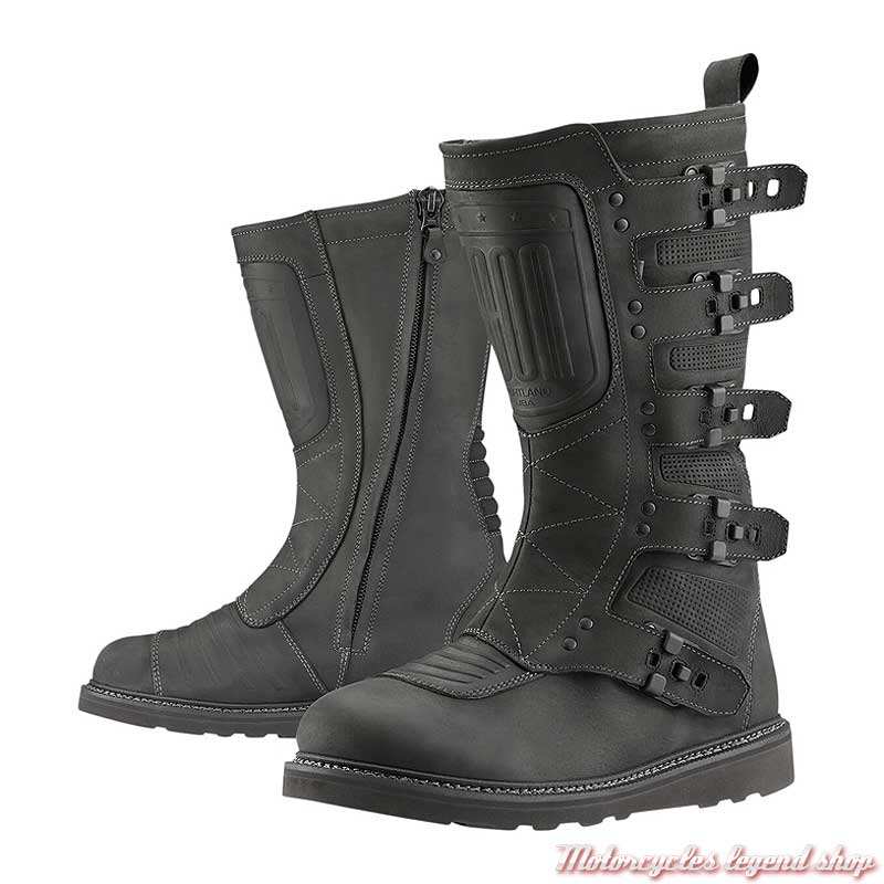 Bottes Elsinore 2 noir homme Icon, 5 sangles, 3403121