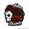 Pin's Skull & Roses Harley-Davidson