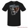 Tee-shirt Eagle Gardian Harley-Davidson homme, noir, manches courtes, Cornouaille Moto Quimper Bretagne, R004436