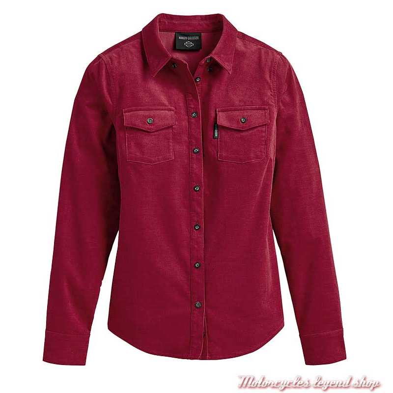 Chemise femme velours cotele deals