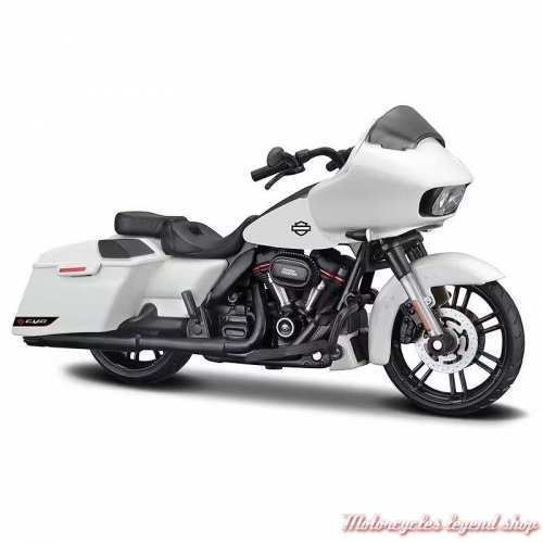Miniature Road Glide CVO 2018 Harley-Davidson, blanc, échelle 1/18, 31360 serie 40