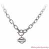 Collier Toggle acier Bar & Shield Harley-Davidson femme