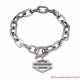 Bracelet Toggle acier Bar & Shield Harley-Davidson femme