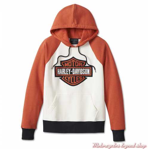 Sweatshirt Colorblock Bar & Shield Harley-Davidson femme