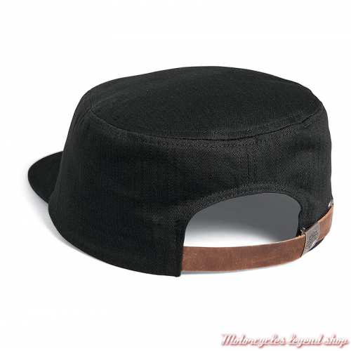 Casquette Mechanic Harley-Davidson homme, chevrons, noir, coton, réglable, dos, 97606-23VM