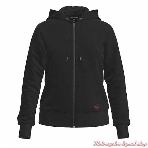 Sweatshirt zippé sherpa femme Harley-Davidson