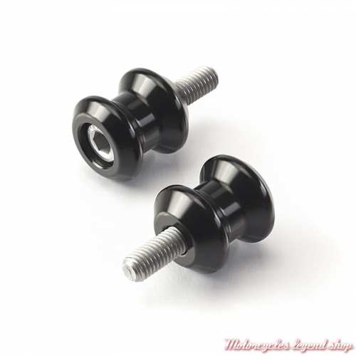 2 Roulettes de béquille de stand, noires, Thruxton 1200, Thruxton 1200 R, Daytona 675 Triumph A9640048