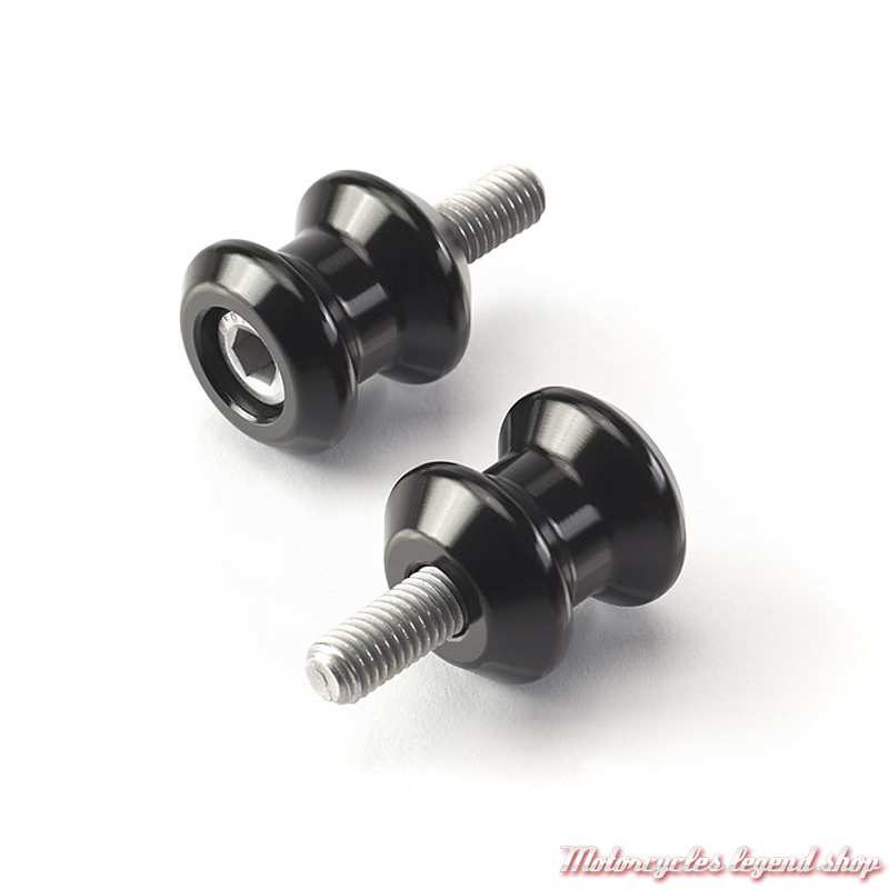 2 Roulettes de béquille de stand, noires, Thruxton 1200, Thruxton 1200 R, Daytona 675 Triumph A9640048