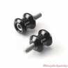 2 Roulettes de béquille de stand, noires, Thruxton 1200, Thruxton 1200 R, Daytona 675 Triumph A9640048