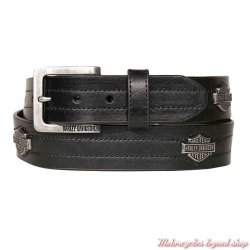 Ceinture cuir Bar & Shield Harley-Davidson homme