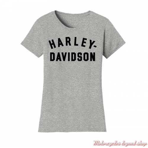 Tee-shirt Forever Racer Harley-Davidson femme, gris, manches courtes, coton, 99021-23VW