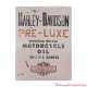 Plaque metal Pre-Luxe Harley-Davidson