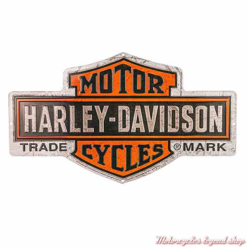 Plaque métal Nostalgic Bar & Shield Harley-Davidson