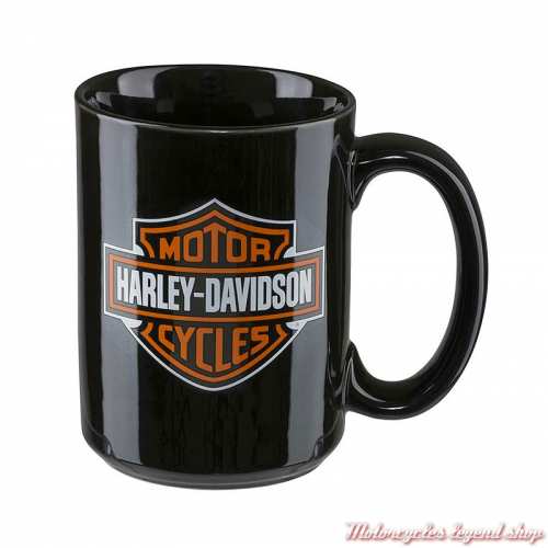 Mug Bar & Shield Harley-Davidson, , noir, 45 cl, HDX-98605