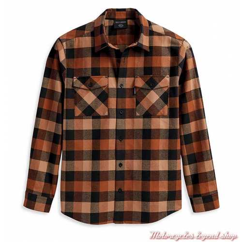 Chemise carreaux Essence Harley-Davidson homme