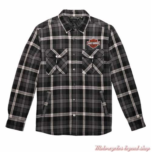 Surchemise Plaid Milwaukee Black Harley-Davidson homme