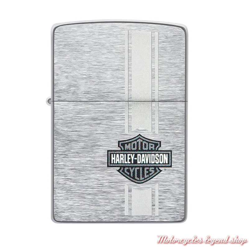 Zippo Bar & Shield Harley-Davidson, metal brossé, 60006098