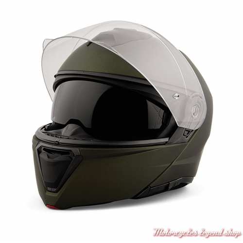 Casque modulable Capstone II vert kaki mat Harley-Davidson, 97130-23VX