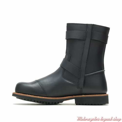 Boots Barkstone Engineer Harley-Davidson homme, CE, cuir noir, thermorésistant, zip, D97193