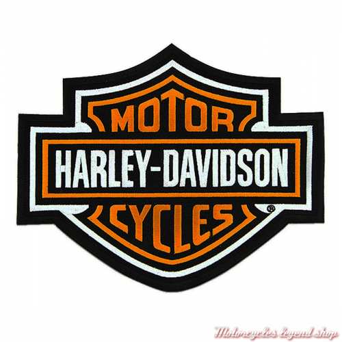 Patch Bar & Shield orange Harley-Davidson