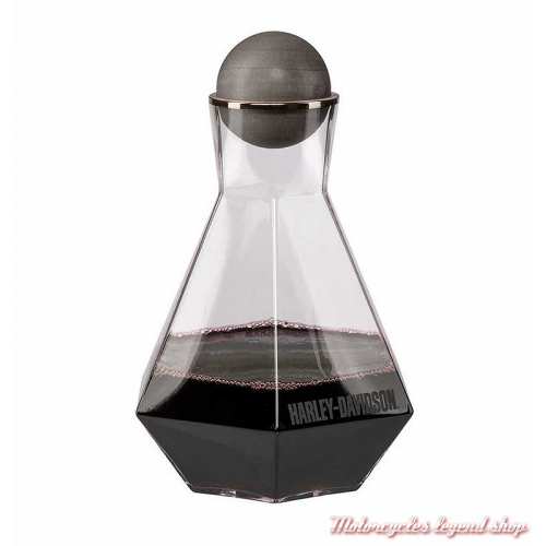 Carafe Geometric Harley-Davidson, 1 litre, bouchon bois, avec vin, HDX-98731 photo non contractuelle