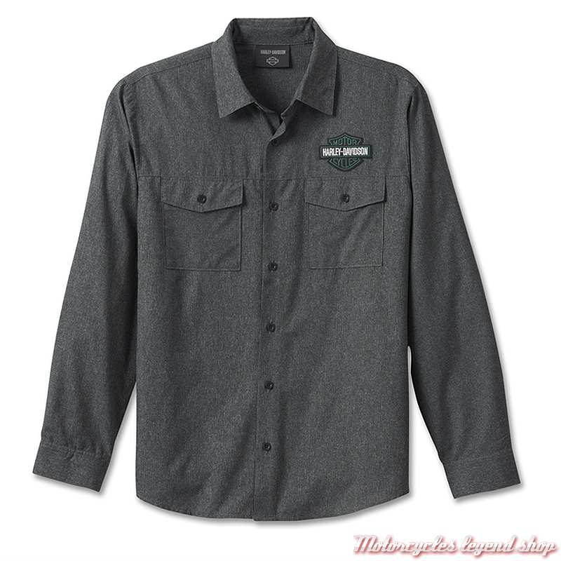 Chemise Classic Bar Shield Harley Davidson homme Motorcycles Legend shop