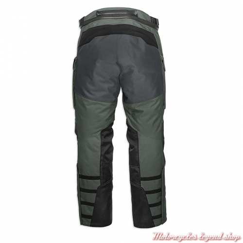 Pantalon Grit Aventure homme Harley-Davidson Pan America, gris, noir, Rev&#039;it, technique, dos, 98181-21VM