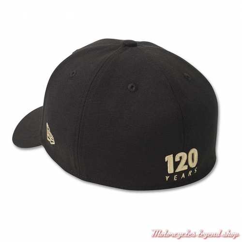 Casquette 120th Anniversary Harley-Davidson homme, noir, 39THIRTY, brodé, dos, 97748-23VM