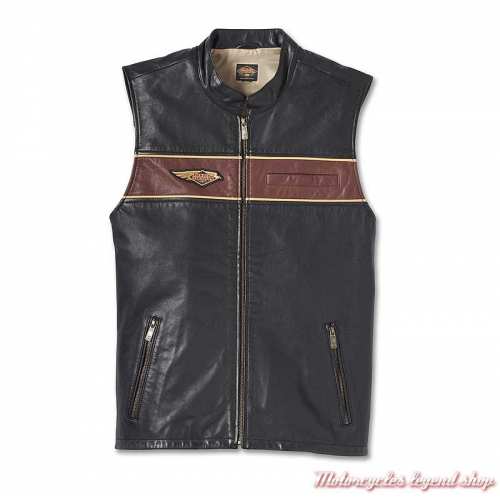 gilet cuir aussie apparel