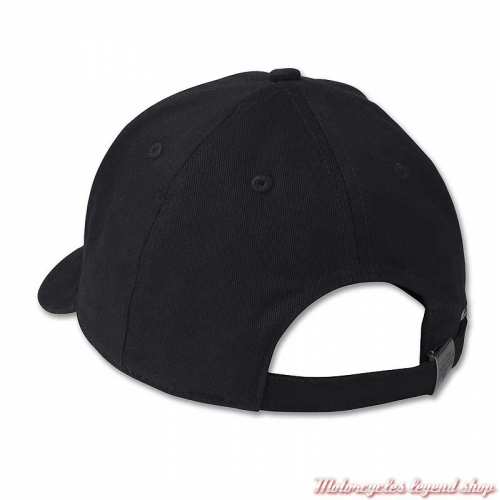 Casquette Club Crew noir Harley-Davidson femme, coton, réglable, dos, 97758-23VW