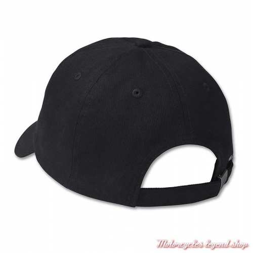 Casquette Speedbird black 120th Anniversary Harley-Davidson femme, noir, coton, réglable, dos, 97756-23VW