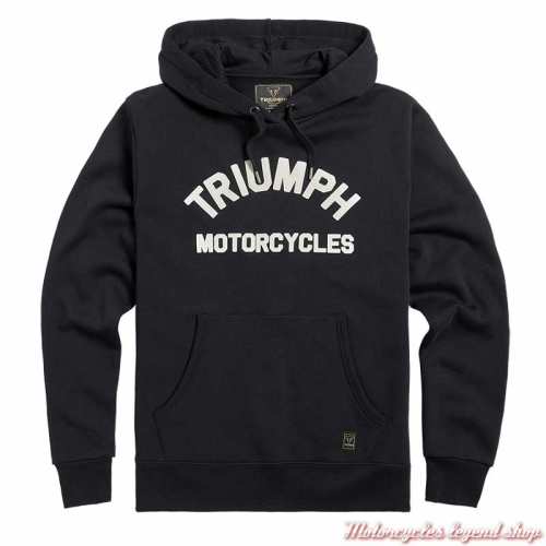 Sweatshirt Carrick noir homme Triumph